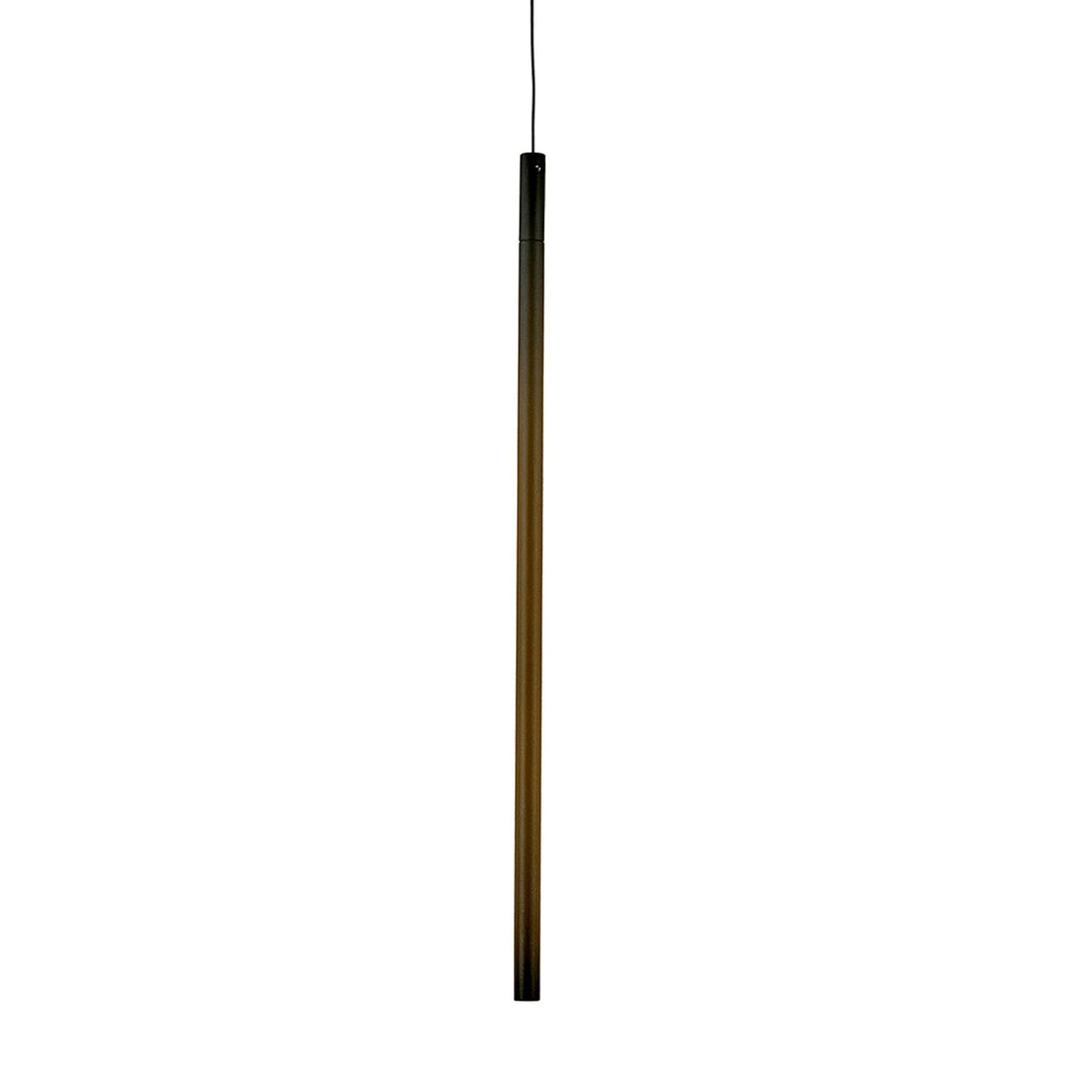 Torch Vertical LED Pendant In Sand Black