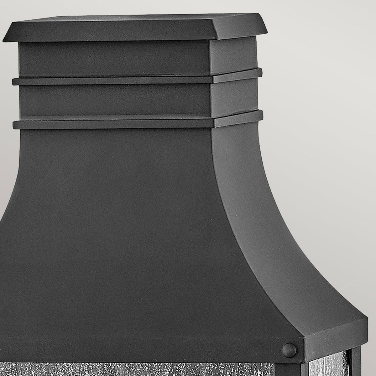 Beacon Hill IP44 Exterior Half Wall Lantern in Museum Black