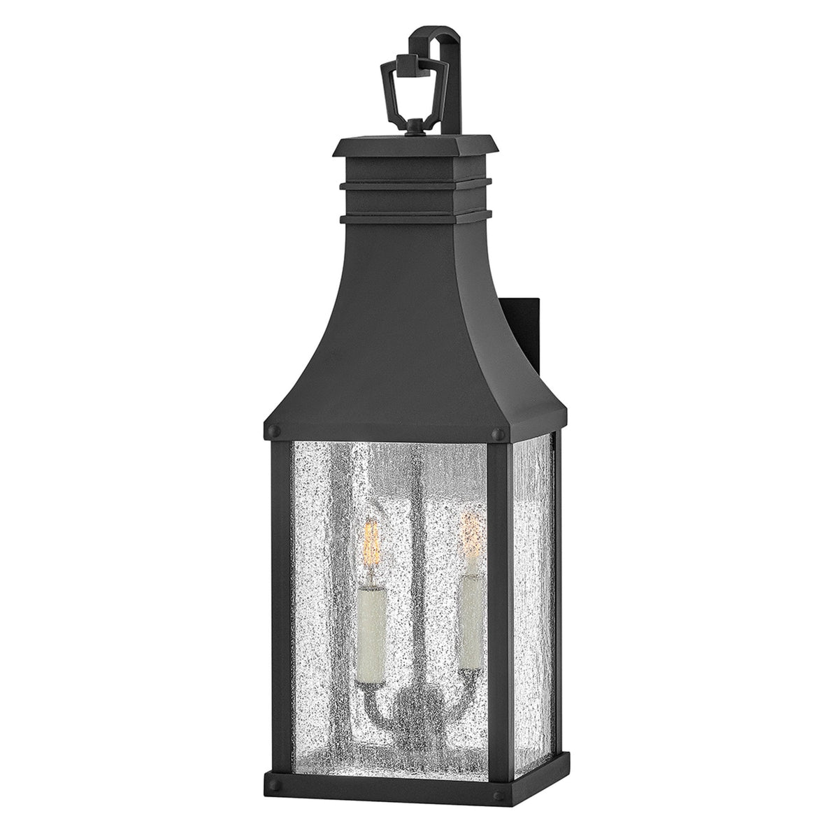 Beacon Hill IP44 Exterior Medium Wall Lantern in Museum Black