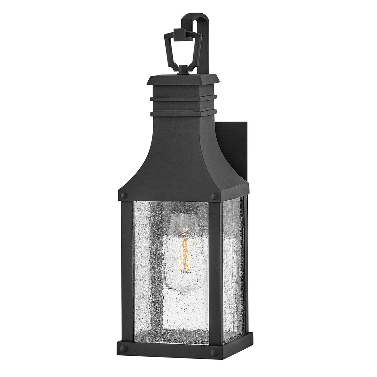 Beacon Hill IP44 Exterior Small Wall Lantern in Museum Black