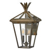 Palma IP44 Exterior Medium Wall Lantern in Burnished Bronze