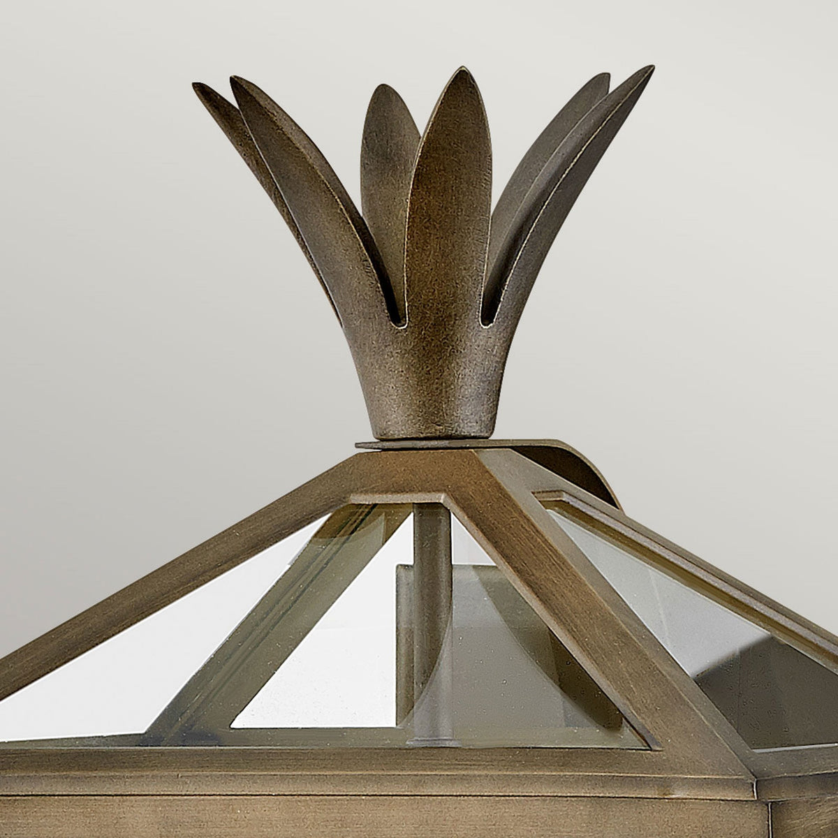 Palma IP44 Exterior Medium Wall Lantern in Burnished Bronze