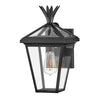Palma IP44 Exterior Small Wall Lantern in Black