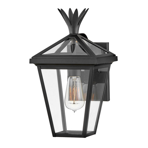 Palma IP44 Exterior Small Wall Lantern in Black