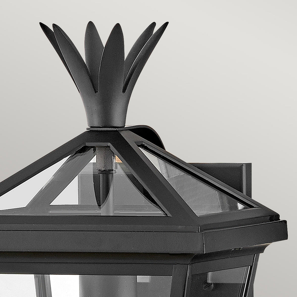 Palma IP44 Exterior Small Wall Lantern in Black