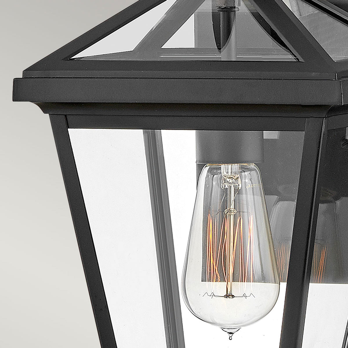 Palma IP44 Exterior Small Wall Lantern in Black