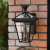 Palma IP44 Exterior Medium Wall Lantern in Black