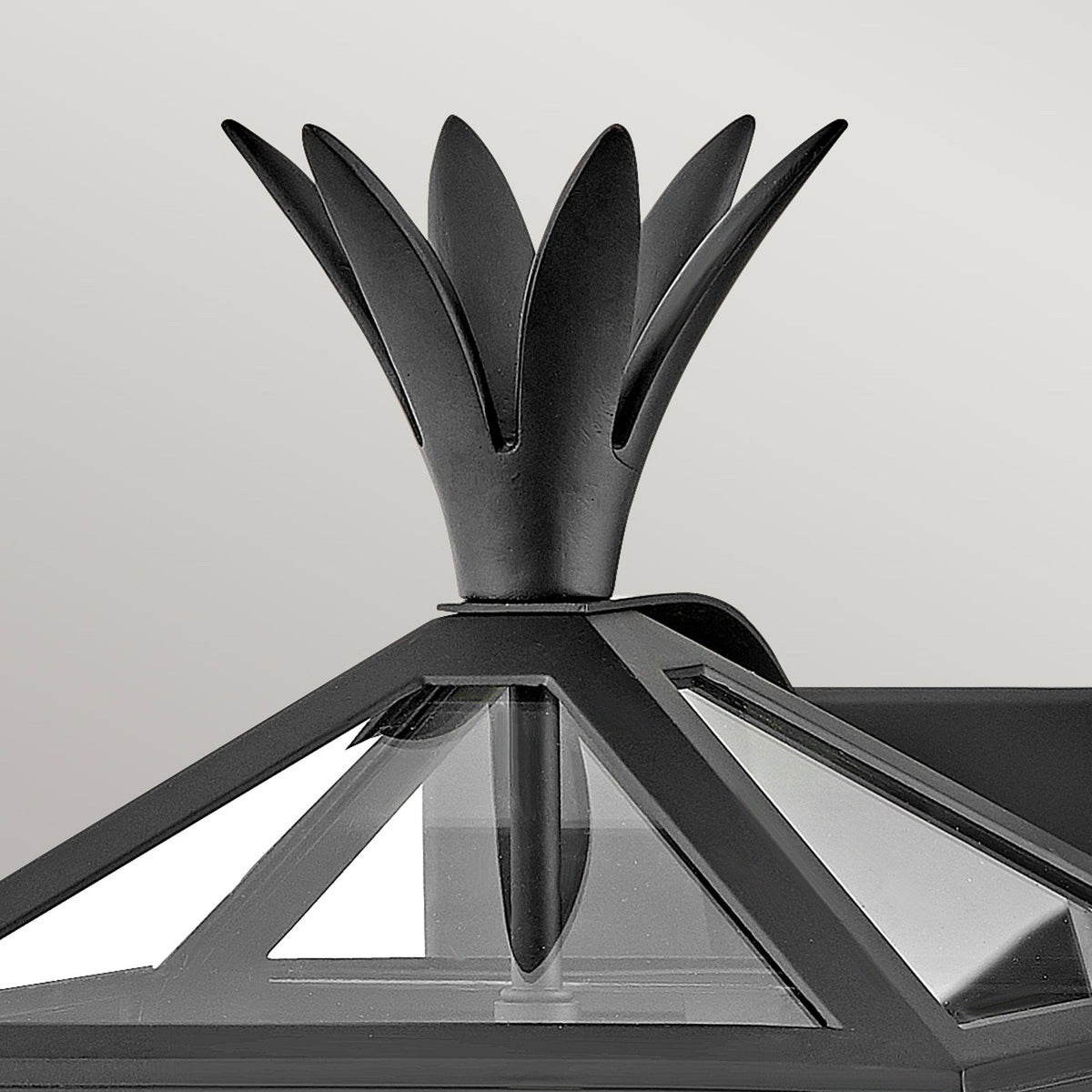 Palma IP44 Exterior Medium Wall Lantern in Black