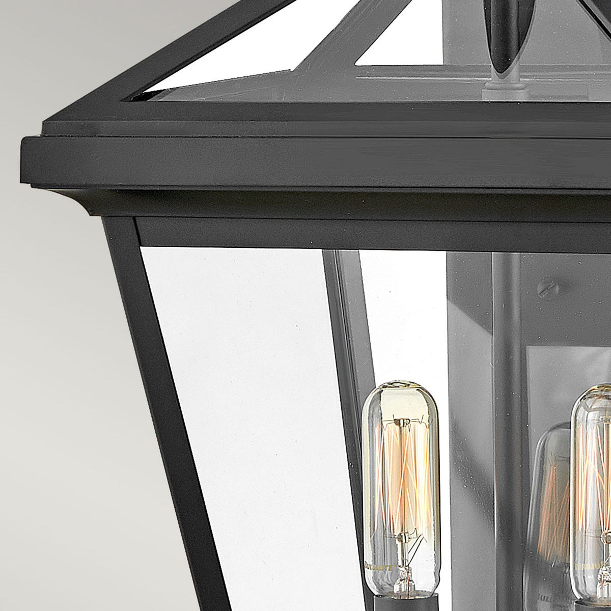 Palma IP44 Exterior Medium Wall Lantern in Black