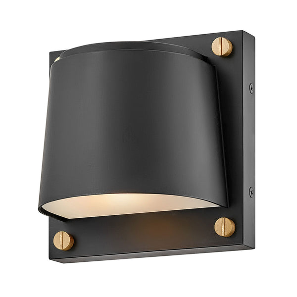 Scout IP44 Coastal Down Wall Light in Black
