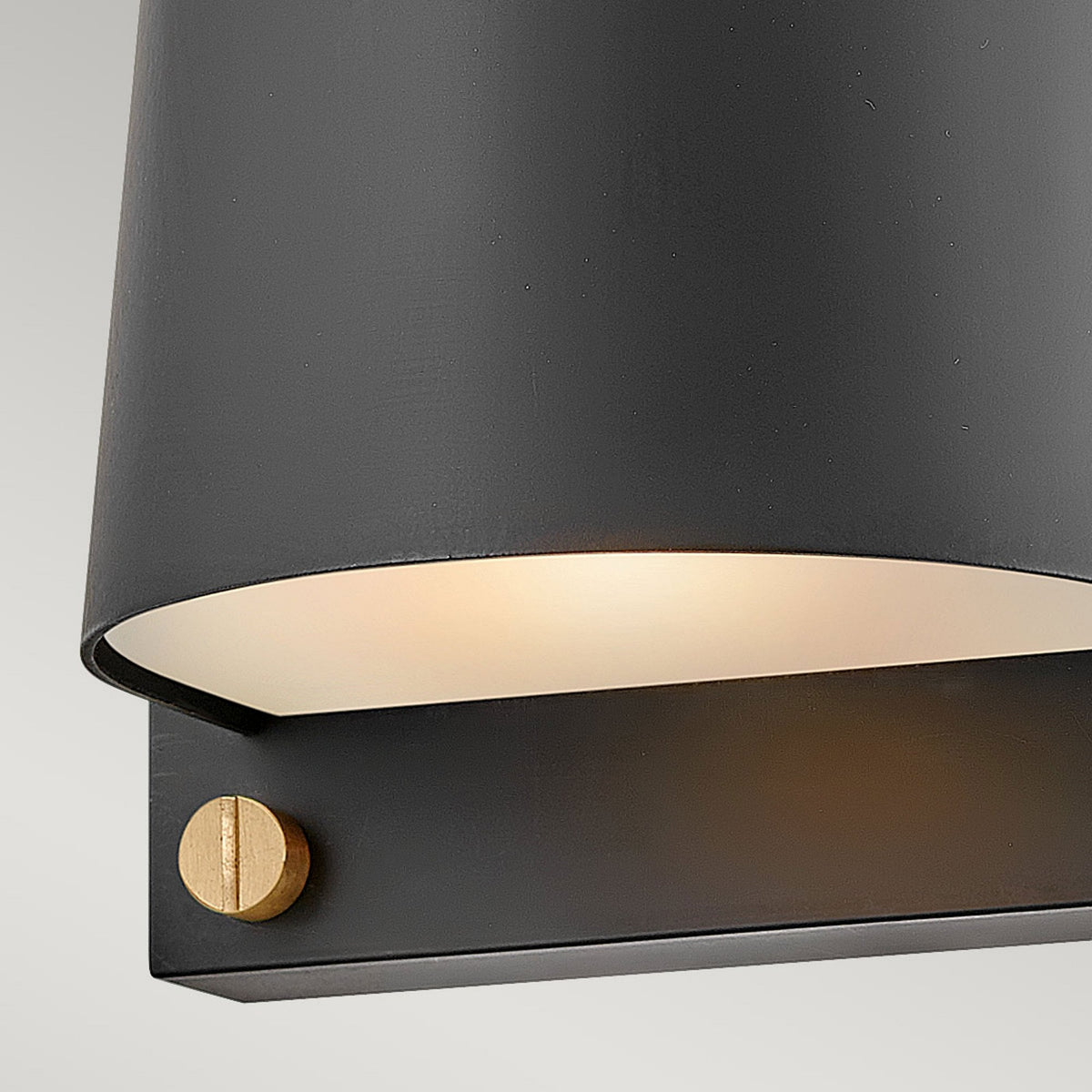 Scout IP44 Coastal Down Wall Light in Black