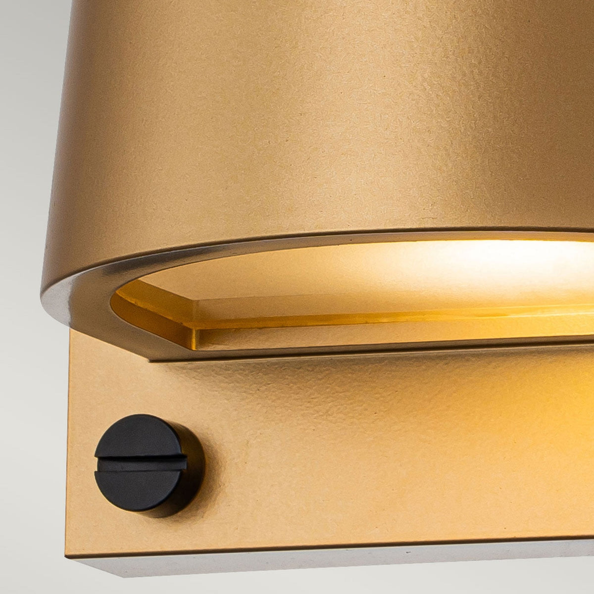 Scout IP44 Coastal Down Wall Light in Painted Heritage Brass