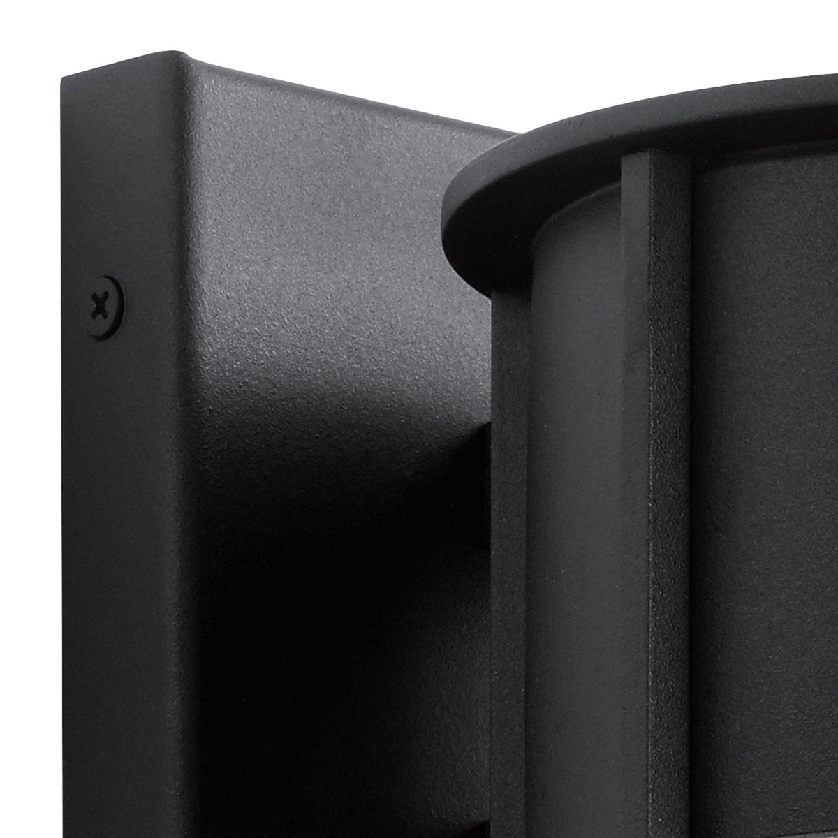 Camillo IP44 Medium Exterior Wall Light in Textured Black