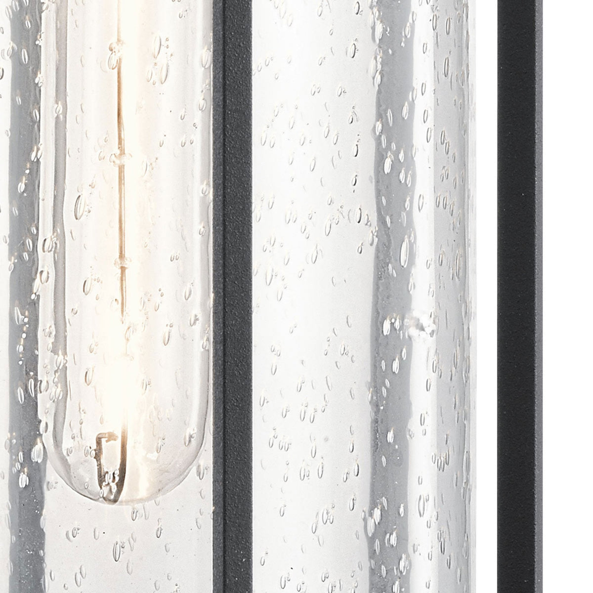 Camillo IP44 Medium Exterior Wall Light in Textured Black