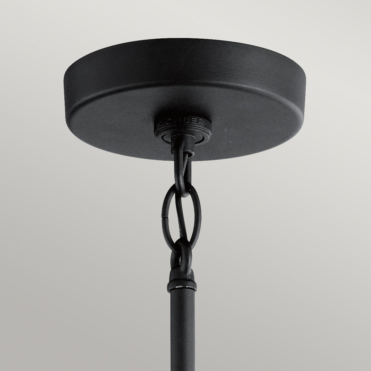 Camillo IP44 Exterior Pendant Light in Textured Black