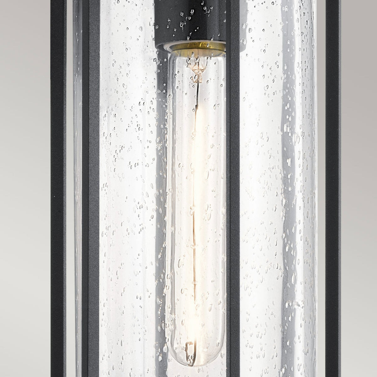Camillo IP44 Exterior Pendant Light in Textured Black
