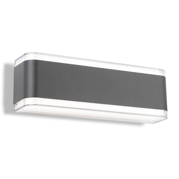 Capri IP65 LED Wall Light in Graphite