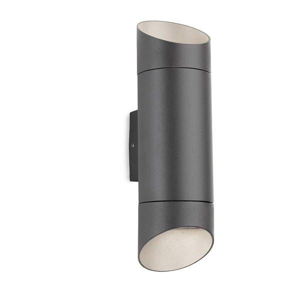Newark IP65 Up & Down GU10 Wall Light in Graphite