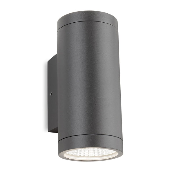 Daytona IP54 LED Up & Down Wall Light in Graphite