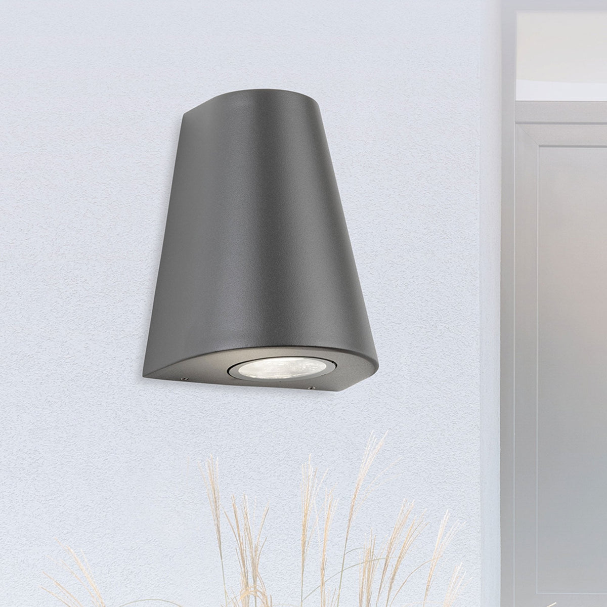 Diablo IP54 LED Up & Down Wall Light in Graphite