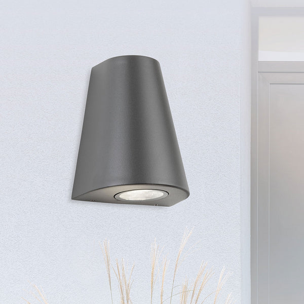 Diablo IP54 LED Down Wall Light in Graphite