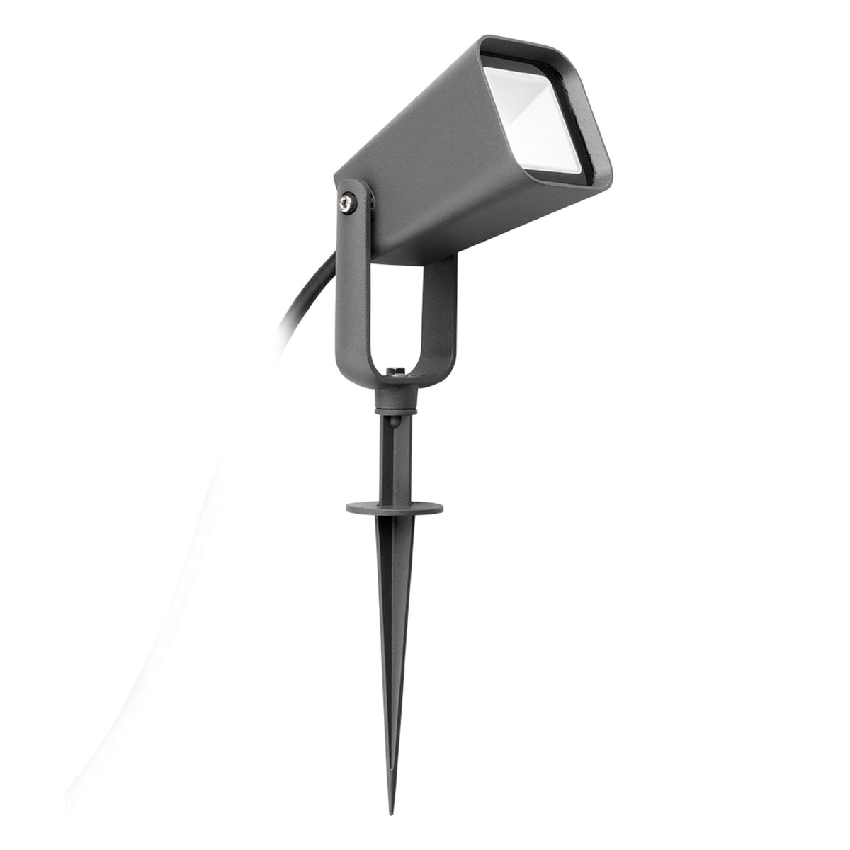 Vector IP65 Adjustable LED Wall or Spike Spot Light in Graphite
