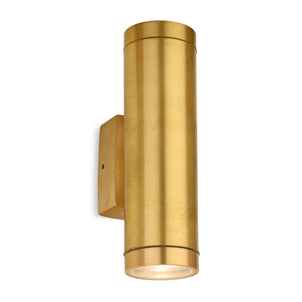 Nautic Solid Brass IP64 Coastal Up & Down Wall Light