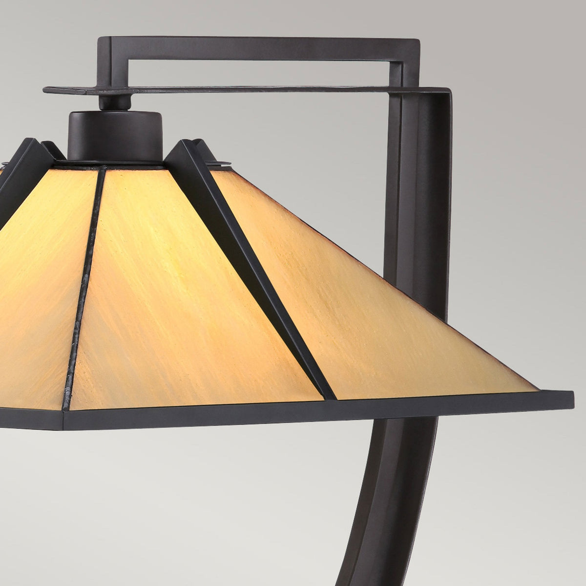 Pomeroy Tiffany Table Lamp with Western Bronze Base