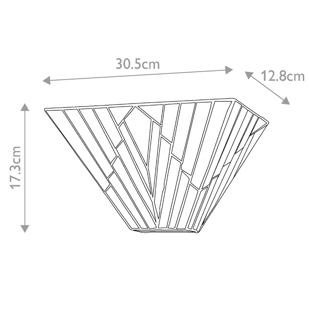 Alderley Tiffany Twin Lamp Wall Light
