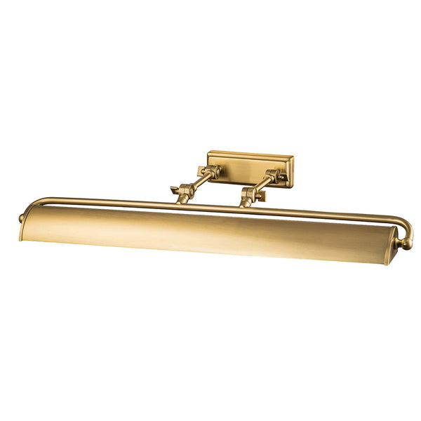 Winchfield Large Adjustable Picture Light in Aged Brass