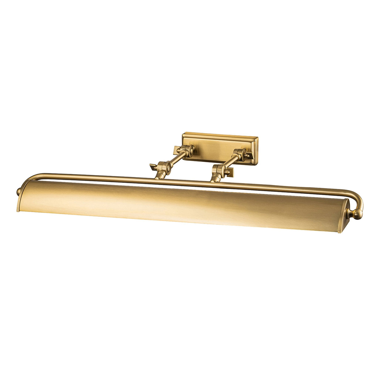 Winchfield Large Adjustable Picture Light in Aged Brass