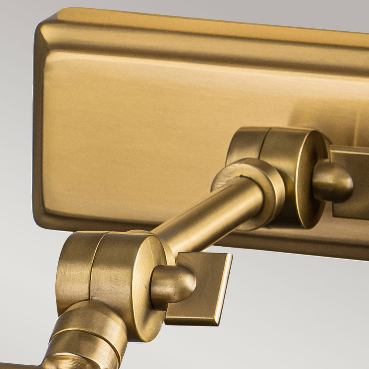 Winchfield Medium Adjustable Picture Light in Aged Brass
