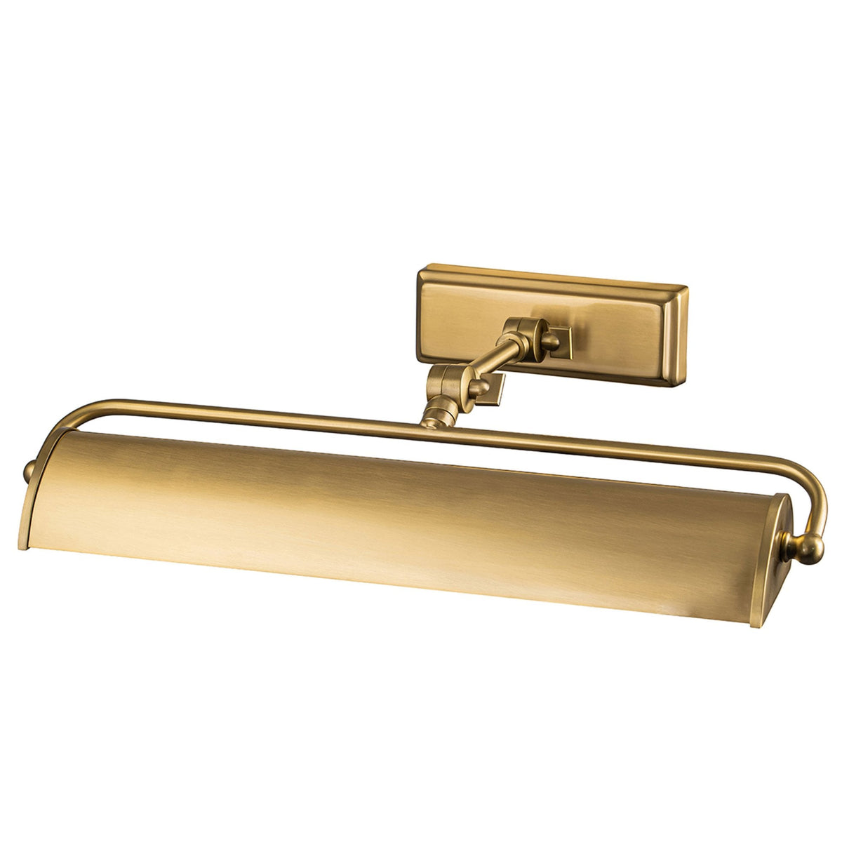 Winchfield Medium Adjustable Picture Light in Aged Brass