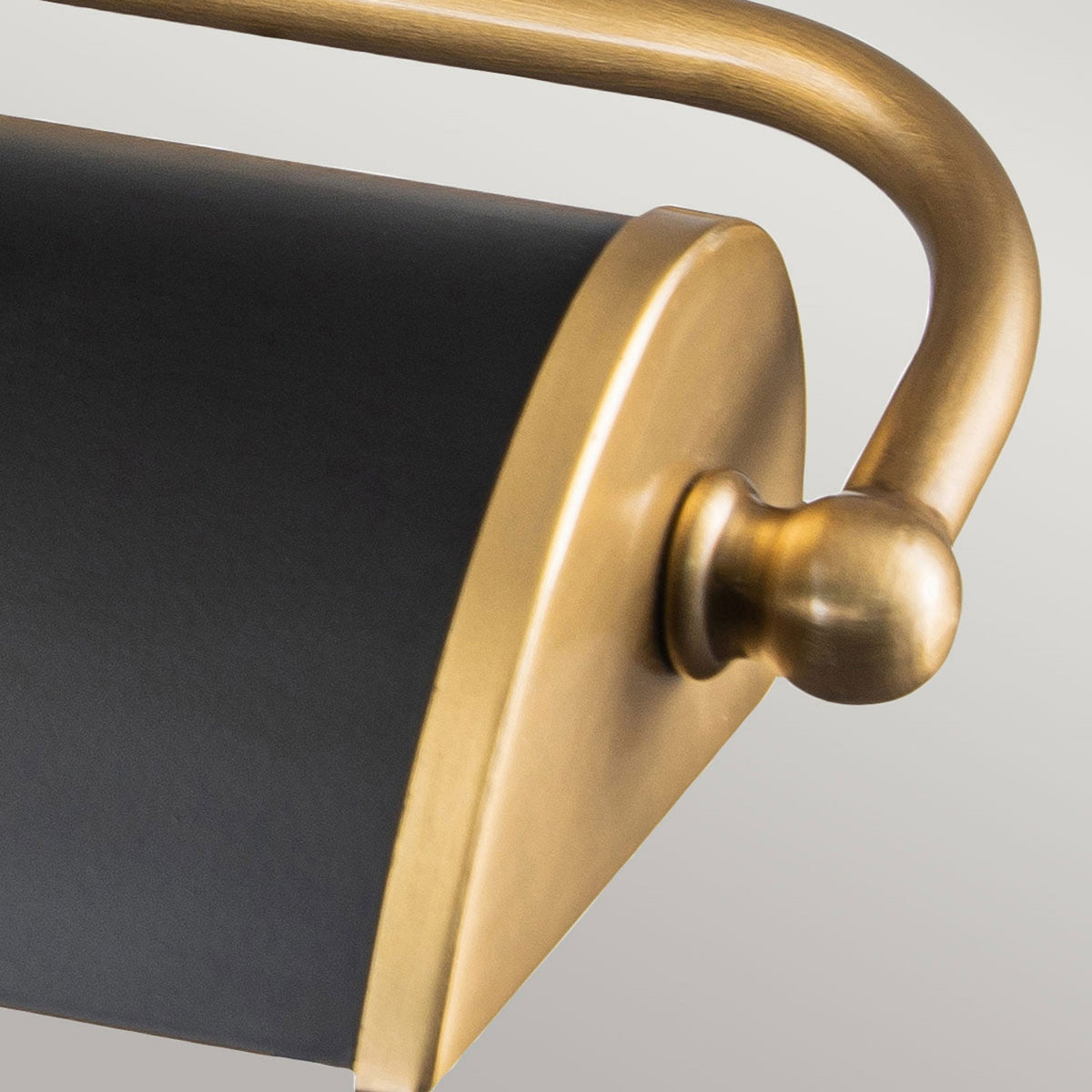 Winchfield Medium Adjustable Picture Light in Aged Brass & Matte Black
