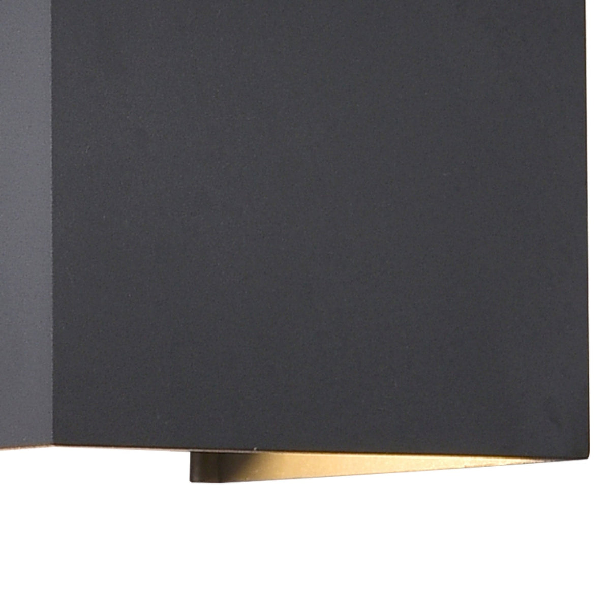 Davos Square LED IP54 3000k Outdoor Wall Light in Anthracite with Adjustable Beam Angle