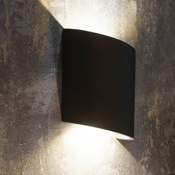 Sochi LED Exterior Wall Light in Anthracite