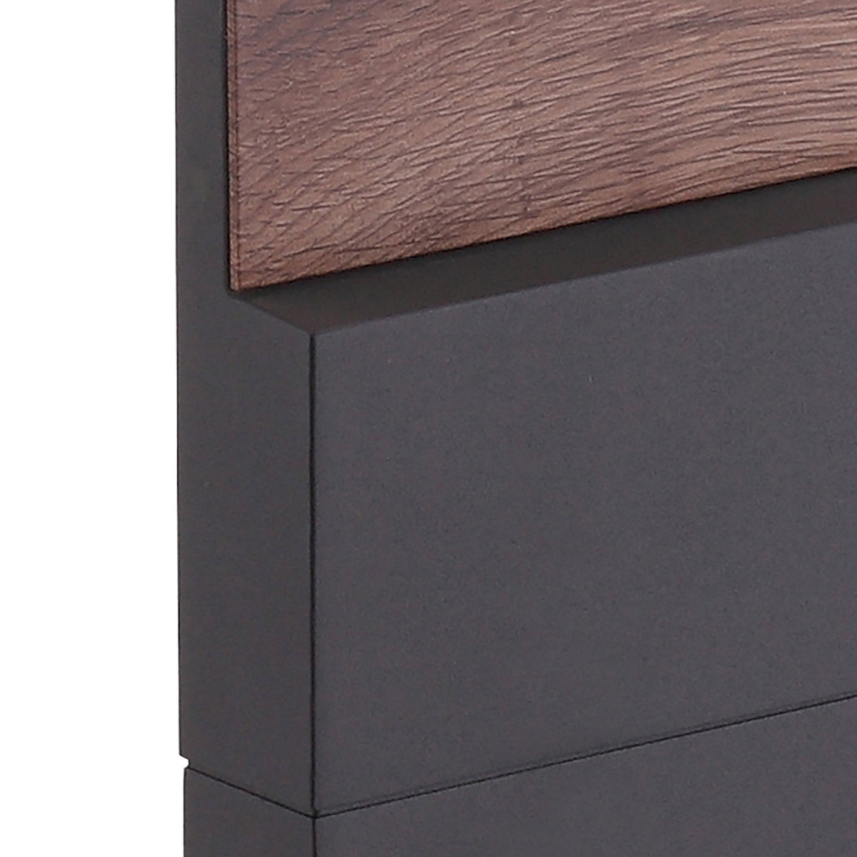 Ruka LED Outdoor Small Floor Light in Anthracite and Walnut