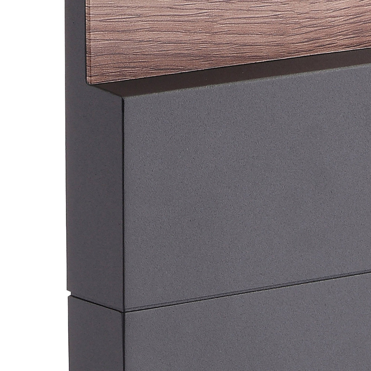 Ruka LED Outdoor Medium Floor Light in Anthracite and Walnut