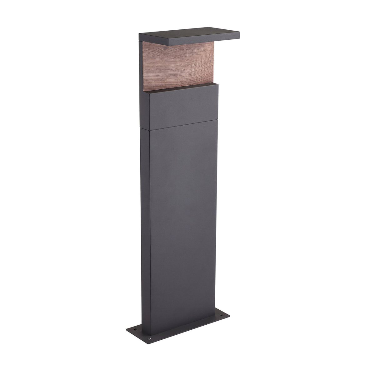 Ruka LED Outdoor Medium Floor Light in Anthracite and Walnut