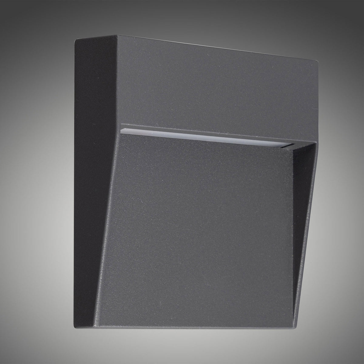 Baker Small Square Outdoor LED Wall Light in Anthracite