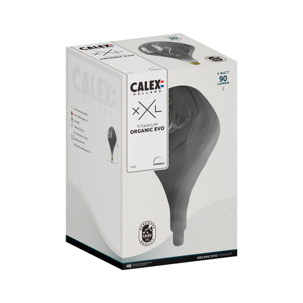 E27 Organic EVO Titanium Dimmable Extra Warm White LED 6W 1800K 90lm