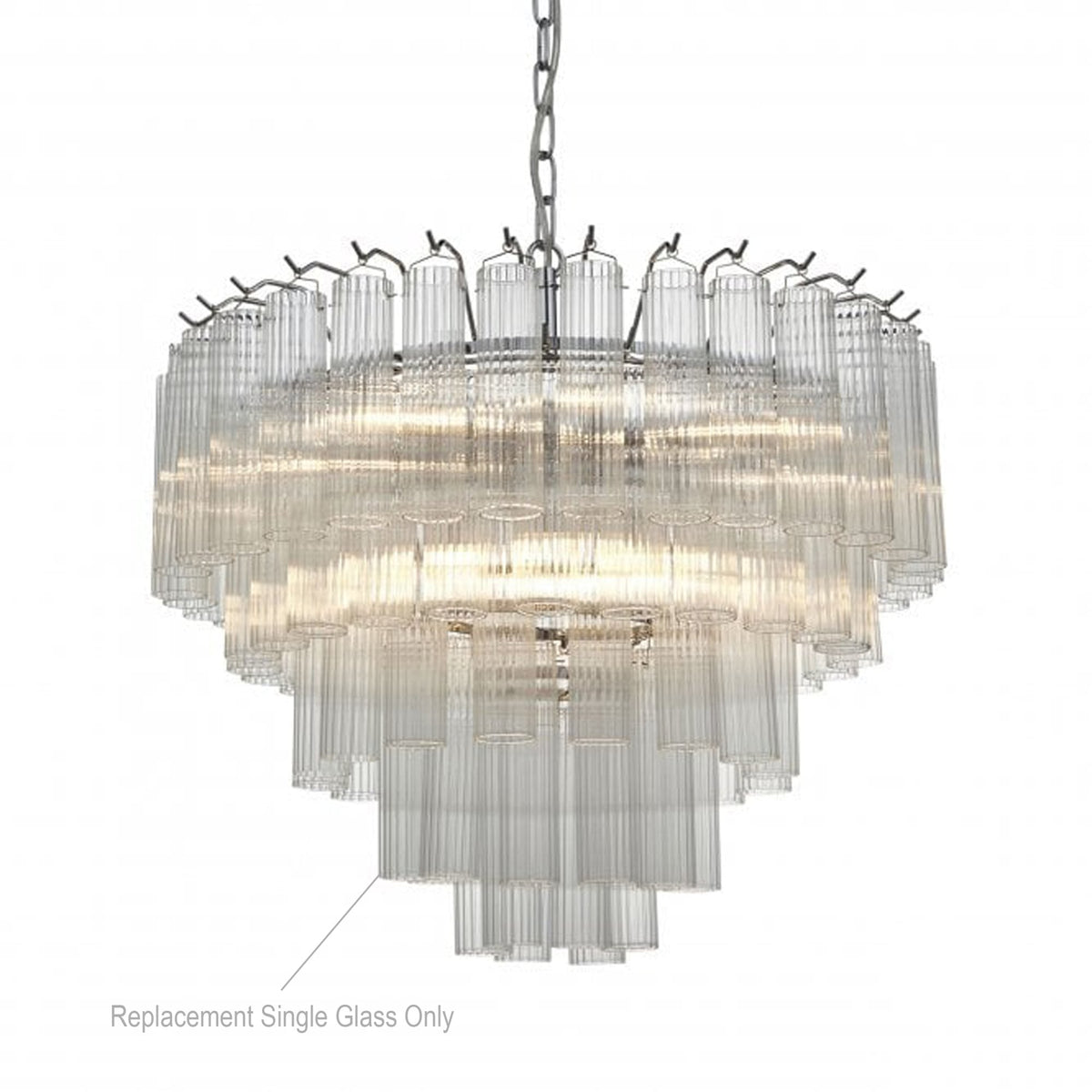 Toulouse Single Replacement Shade In Nickel