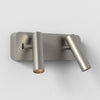 Enna Twin LED Switched Reading Lights in Matt Nickel