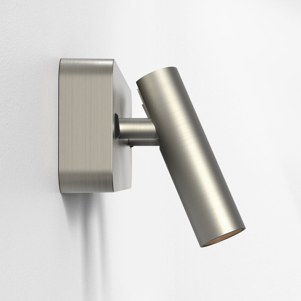 Enna Twin LED Switched Reading Lights in Matt Nickel