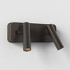Enna Twin LED Switched Reading Lights in Bronze