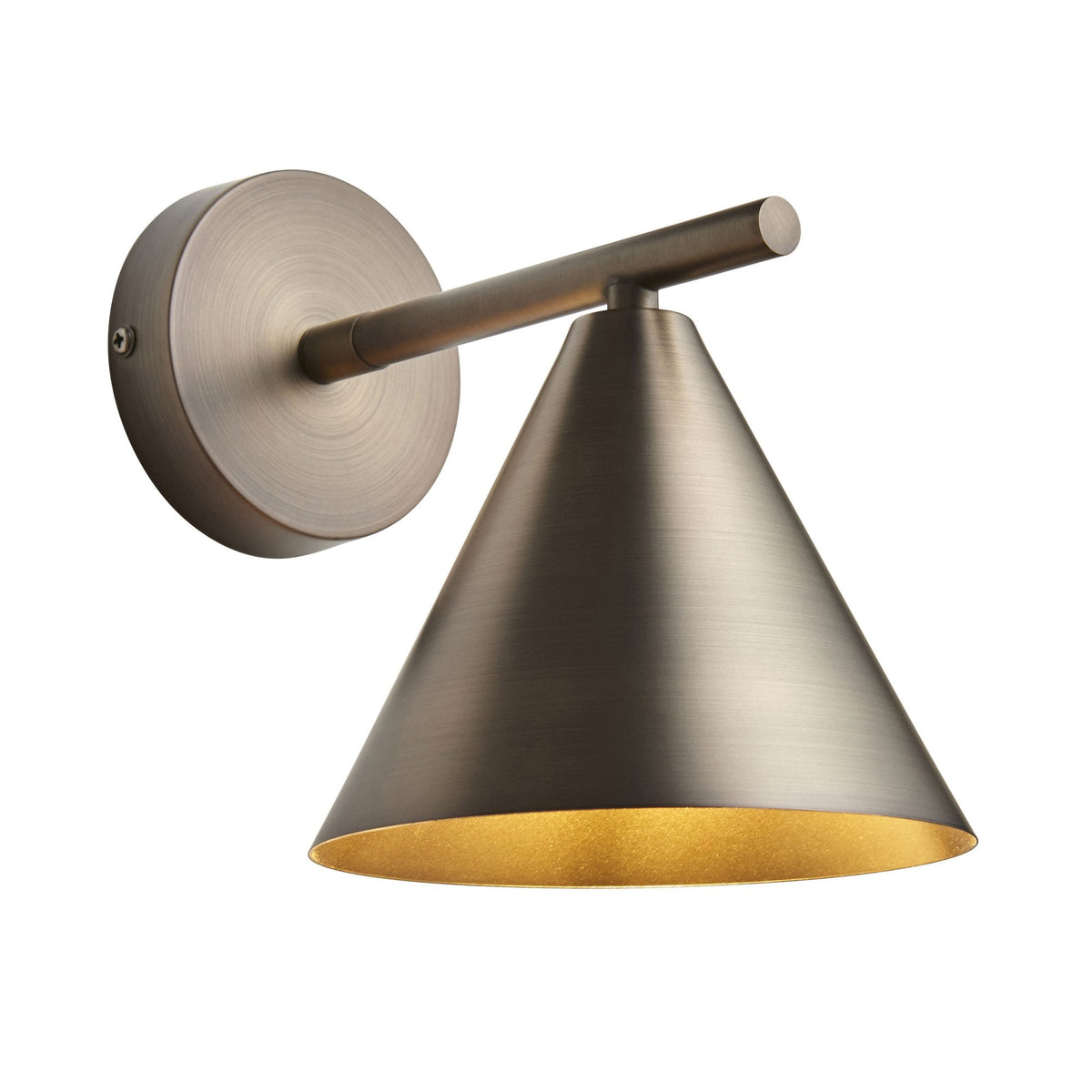 Cape Adjustable Wall Light in Brushed Antique Bronze