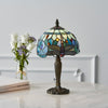 Blue Dragonfly Tiffany Glass Mini Table Lamp