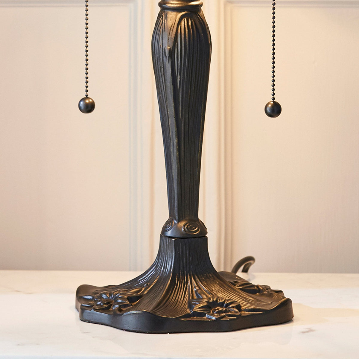 Blue Dragonfly Tiffany Glass Small Table Lamp