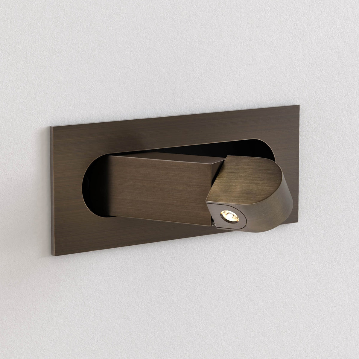 Digit LED II Switched Reading Light in Bronze