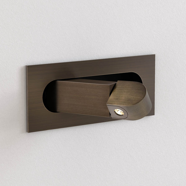 Digit LED II Switched Reading Light in Bronze
